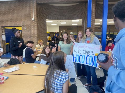 Homecoming Court "Proposal" during lunches on 9/30/2022.