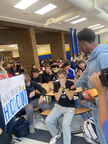 Homecoming Court "Proposal" during lunches on 9/30/2022.