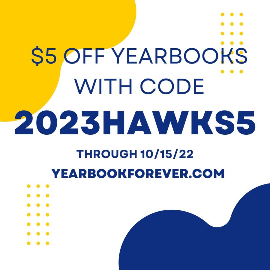 $5 Yearbook Discount Code Expires on Saturday 10/15/22!