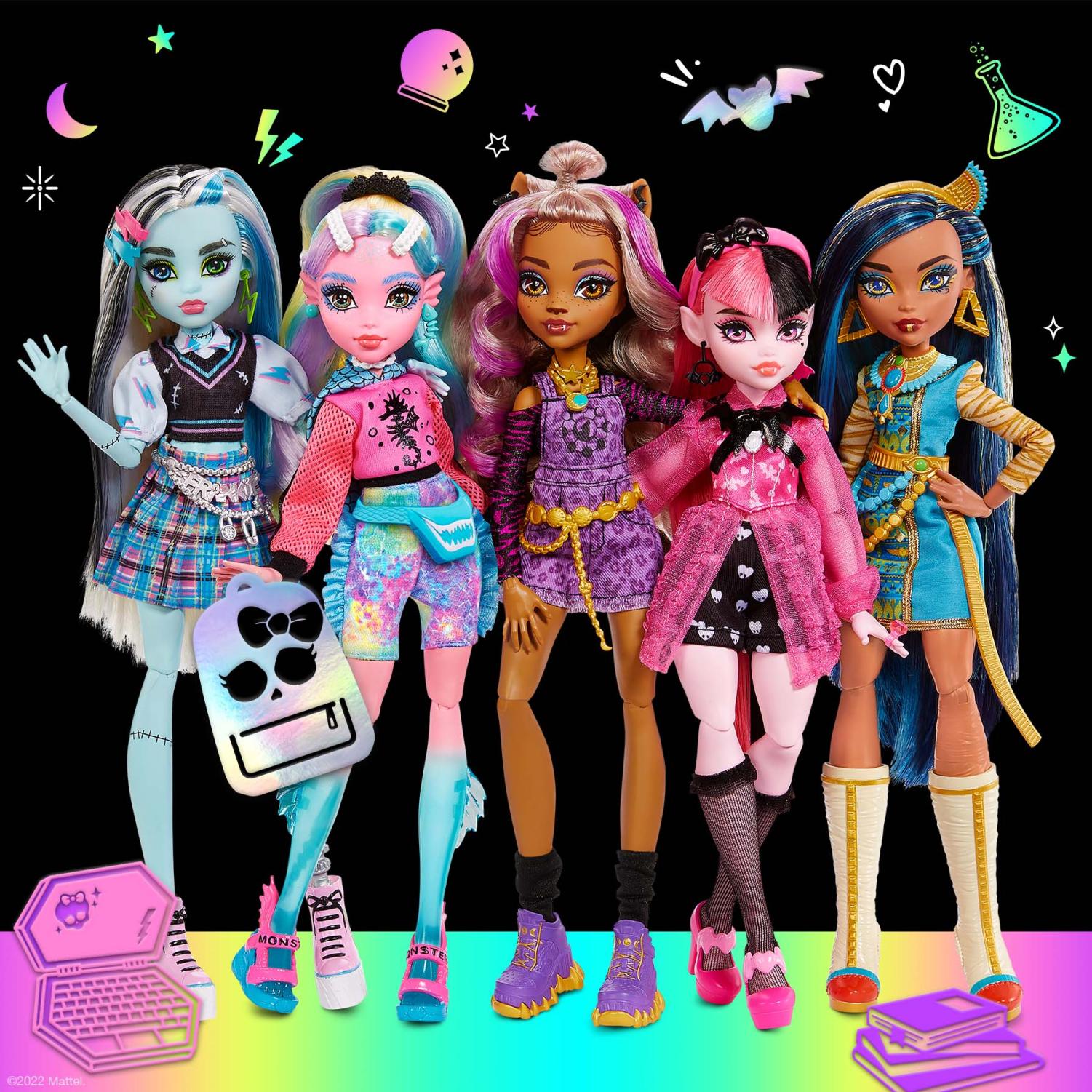 monster high dolls 2022 and 2022