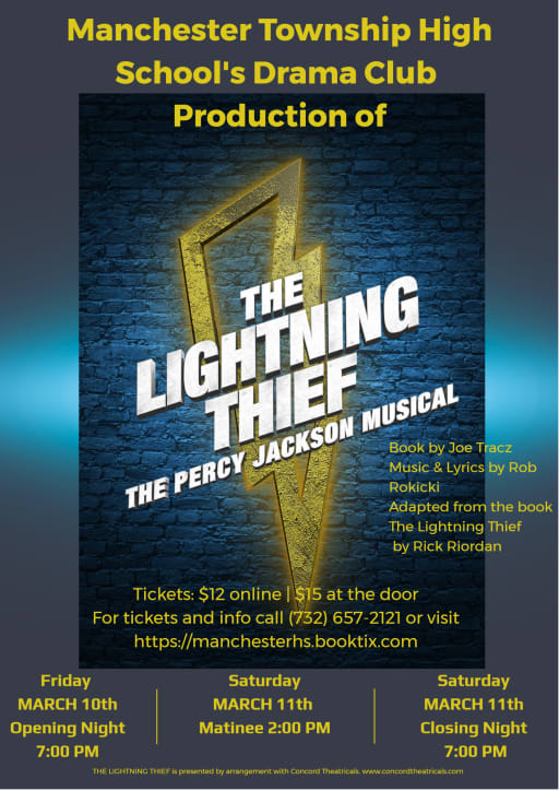 MTHS Drama Club Presents The Lightning Thief: The Percy Jackson Musical