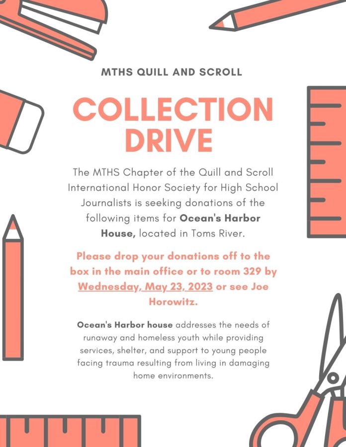 Collection Drive for Ocean’s Harbor House
