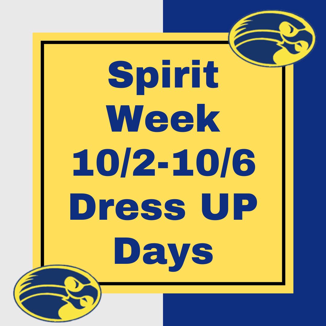 Spirit Week is 10/2-10/6/23