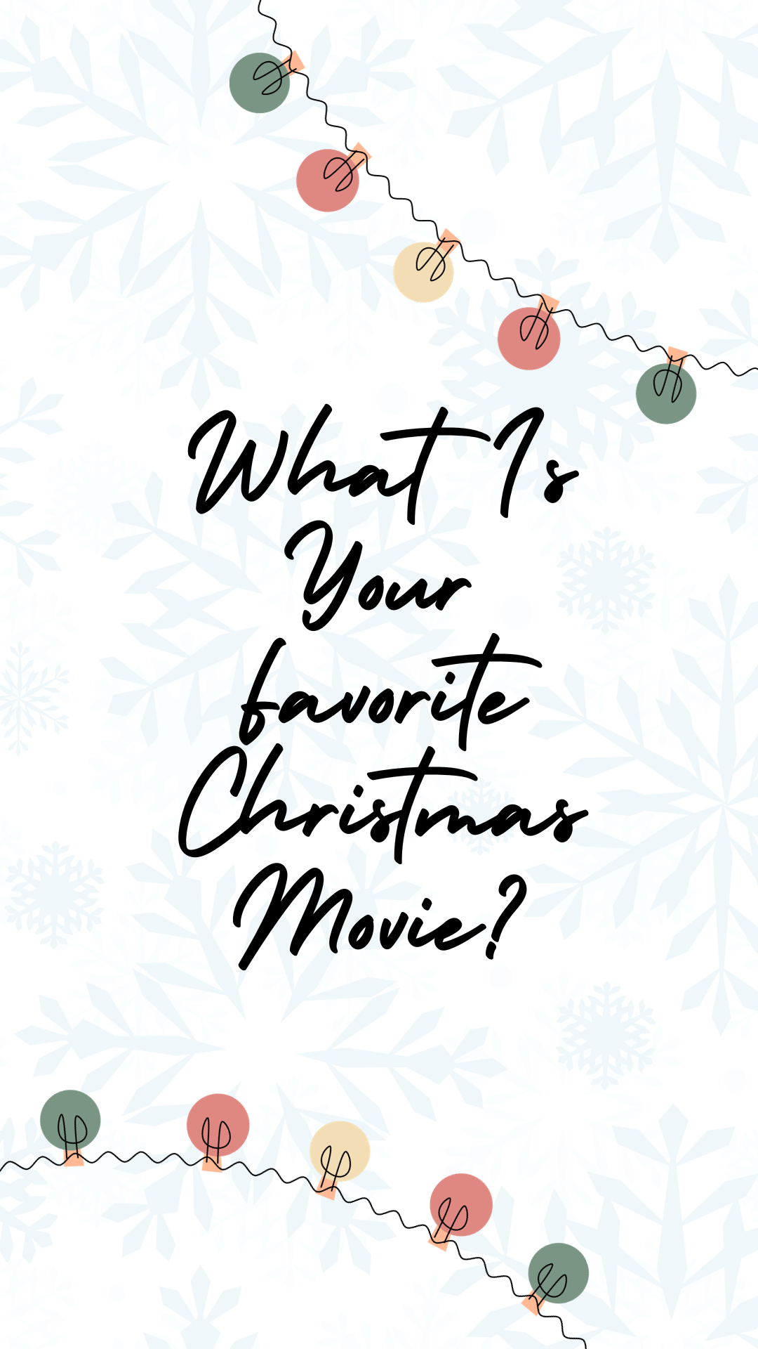 What Is Your Favorite Christmas Movie? The Talon