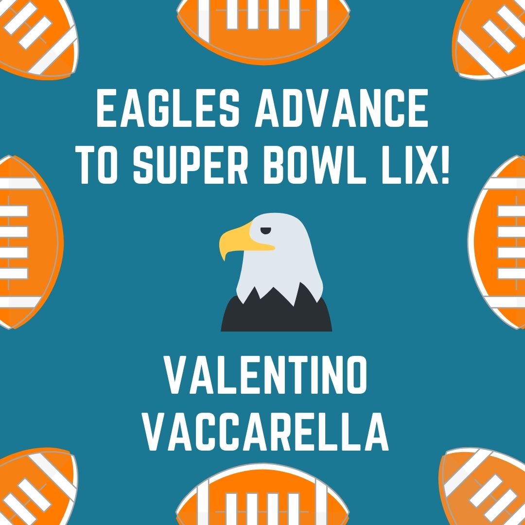 Philadelphia Eagles advance to Super Bowl LIX!