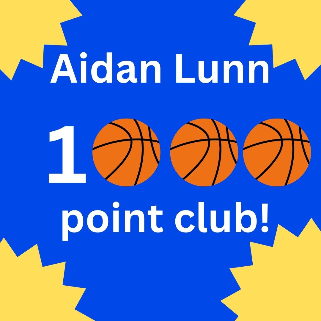 Aidan Lunn joins the 1000-point club!