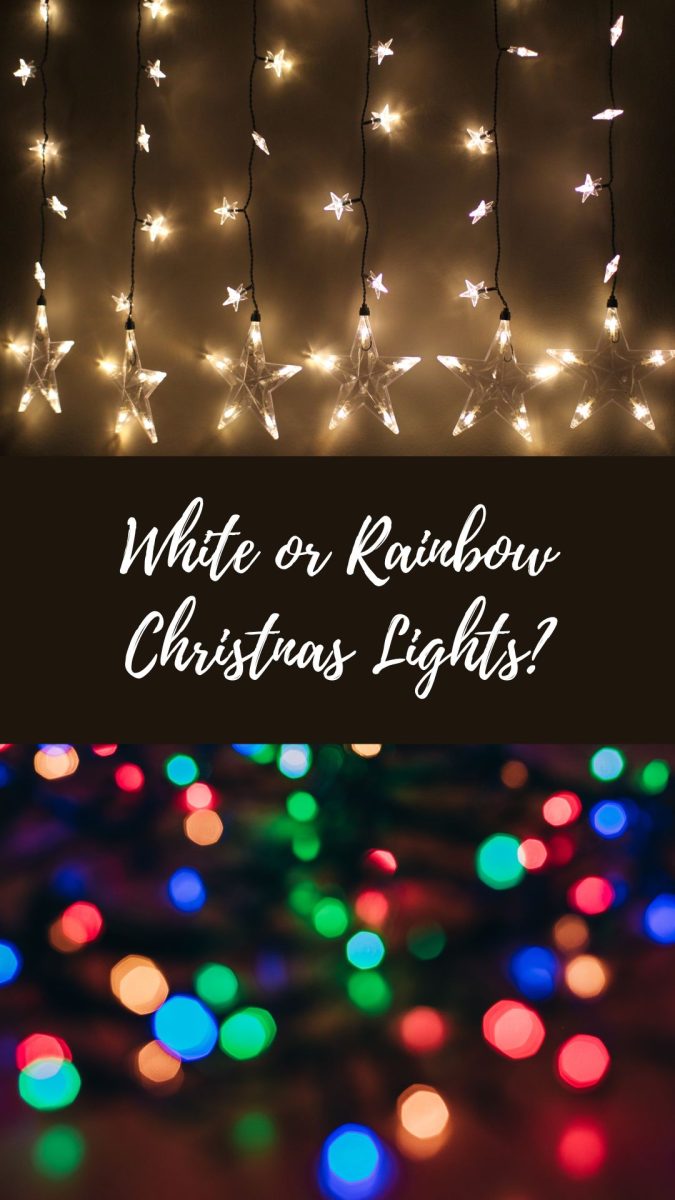 White or Rainbow Christmas Lights?