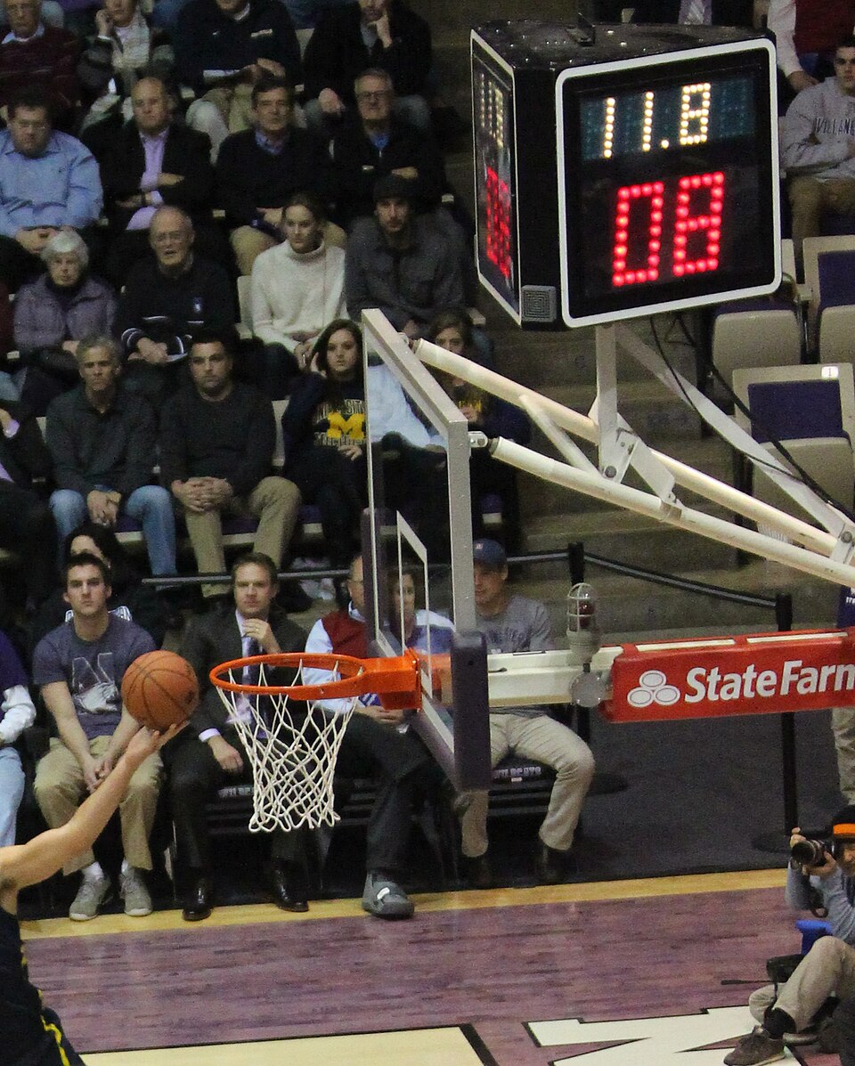 A typical Basketball shot clock.